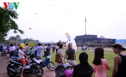 Kites soar over Hue skies - ảnh 15